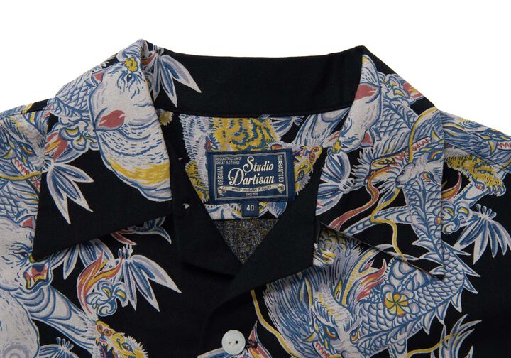 【Pre-order】5721 Tornado Pig Aloha Shirt,YELLOW, medium image number 6