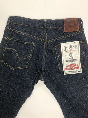 ONI622-CCD 15oz Crushed Concrete Denim Relax Tapered,, small image number 4