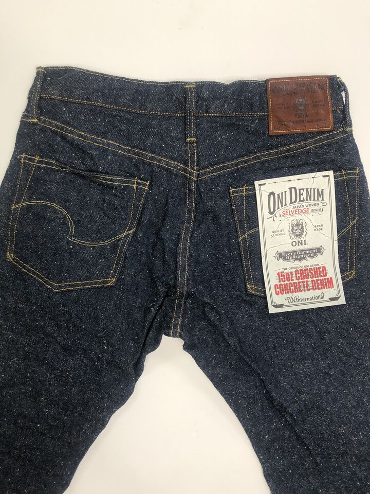 ONI622-CCD 15oz Crushed Concrete Denim Relax Tapered,, medium image number 4