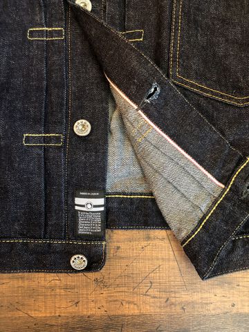 MXGJ3001 13oz TOKUNOU BLUE SELVEDGE HERITAGE DENIM JACKET,INDIGO, small image number 8