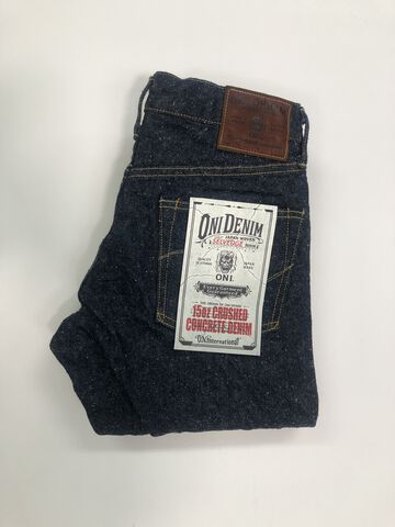 ONI622-CCD 15oz Crushed Concrete Denim Relax Tapered,, small image number 0