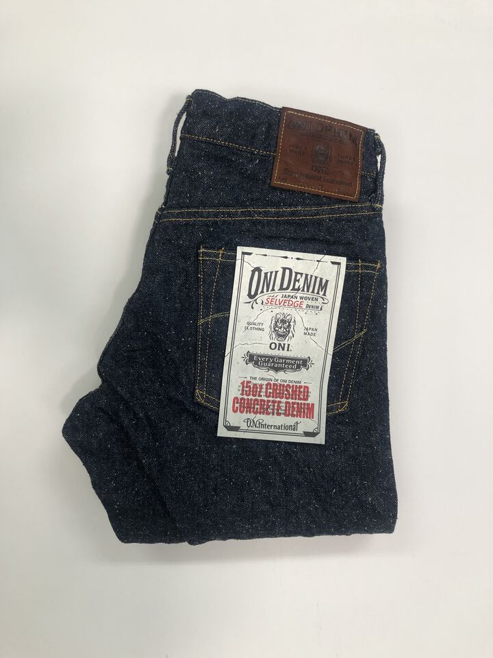 ONI622-CCD 15oz Crushed Concrete Denim Relax Tapered,, medium image number 0
