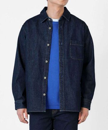 JBLS1001 13oz Denim Shirts,, small image number 0