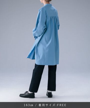 STLS1103 MIDDLE SHIRT【WOMEN'S】,BLUE, small image number 5