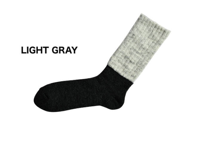 NK0702 Mohair Wool Pile Socks NAVY,NAVY, medium image number 3