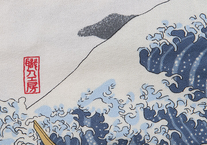 SP-092 45th Fugaku 36-Kei "The Great Wave" Aloha Shirts,IVORY, medium image number 5