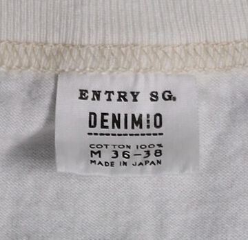ESGDM01 ENTRY SG. × DENIMIO Limited Collab "TSURI-AMI" T-shirt (S~3XL),WHITE, small image number 7