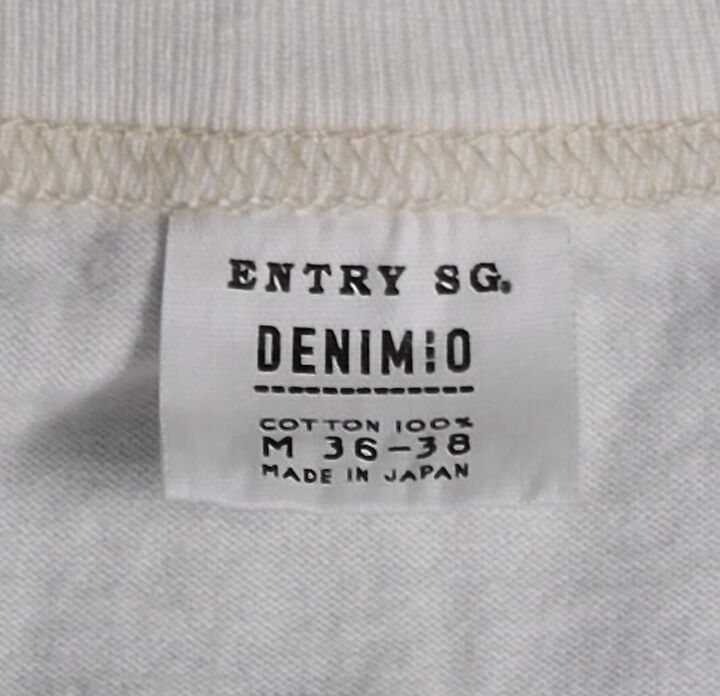 ESGDM01 ENTRY SG. × DENIMIO Limited Collab "TSURI-AMI" T-shirt (S~3XL),WHITE, medium image number 7