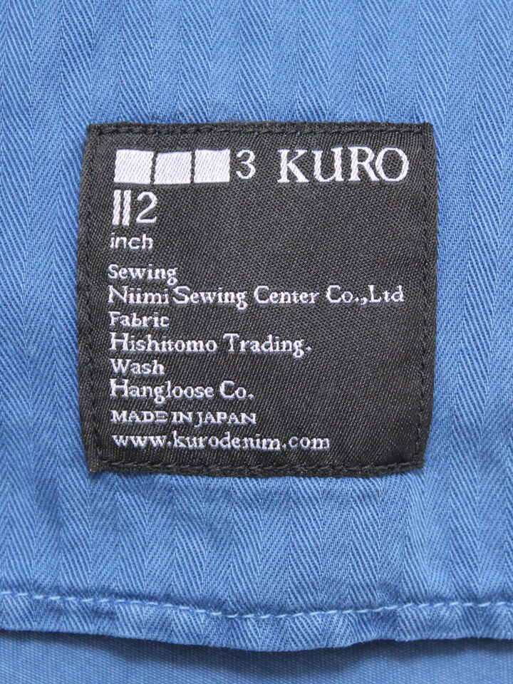 KURO 960900 Sulfur Dye Washed Westpoint Chino Tapered Pant (Blue),, medium image number 6