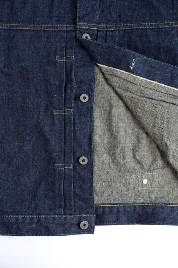 ONI-01507-Ishikawadai 15oz Ishikawa-dai Denim 1st type Jacket-One Wash-42,, small image number 5