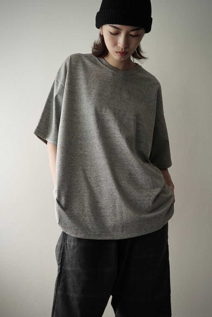 【CAPERTICA】CAP707CS34 Soft Twist Suvin Cotton / Big Tee,BLACK, medium image number 6