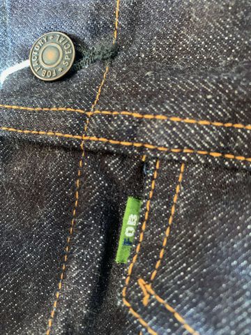 F2444 14.75OZ SELVEDGE TYPE III DENIM JACKET,, small image number 9