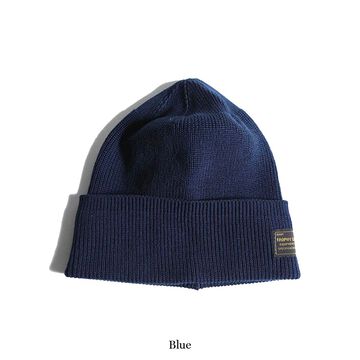 TR24AW-701 Watchman Cotton Knit Cap (4 COLORS),BLUE, small image number 0