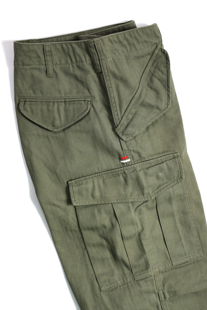 TNK305 "herringbone" M65 Pants (ARMY GREEN),ARMY GREEN, medium image number 6