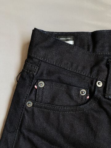 MXJE3500 15.7oz INDIGO x BLACK DENIM CLASSIC STRAIGHT,, small image number 6