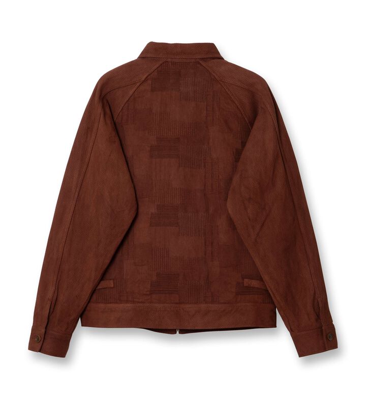 【Pre-order】4604 Amami Mud Dyed Jacquard Jacket,BROWN, medium image number 1