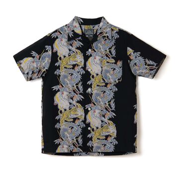 【Pre-order】5721 Tornado Pig Aloha Shirt,YELLOW, small image number 4