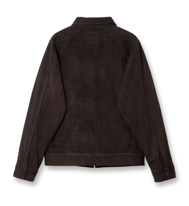 【Pre-order】4604 Amami Mud Dyed Jacquard Jacket,BROWN, medium image number 2