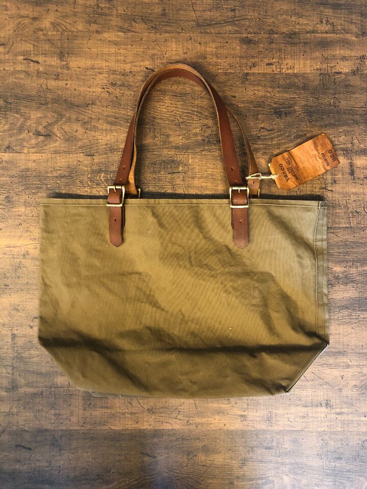 VS-264 CANVAS×LEATHER TRAVEL TOTE BAG