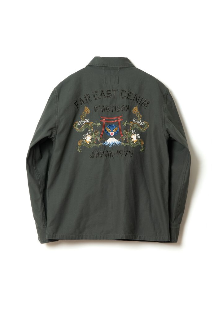 5716 Military Shirts Jacket,ARMY GREEN, medium image number 1