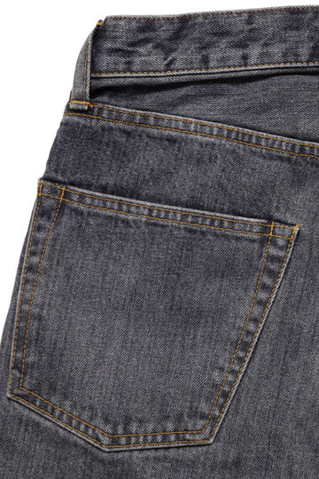 F160 13oz SELVEDGE  66 DENIM TAPERED (BLACK),BLACK, small image number 4