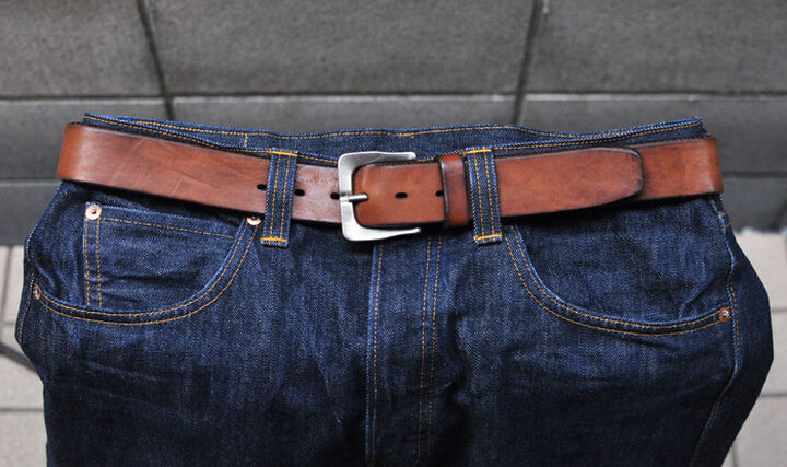 DH5662 Handmade leather belt,, medium image number 3