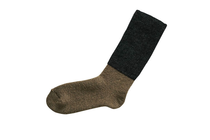 NK0207 Women's Mohair Wool Pile Socks S-SNOW NAVY,SNOW NAVY, medium image number 6
