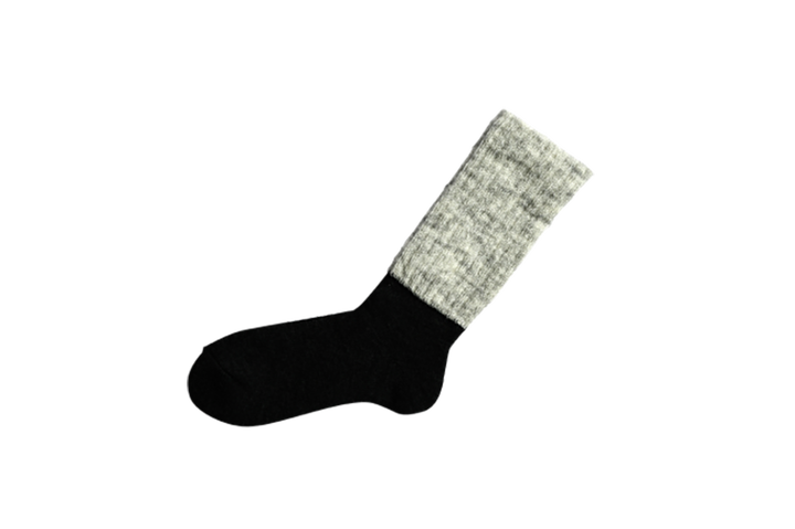 NK0207 Women's Mohair Wool Pile Socks S-SNOW NAVY,SNOW NAVY, medium image number 5