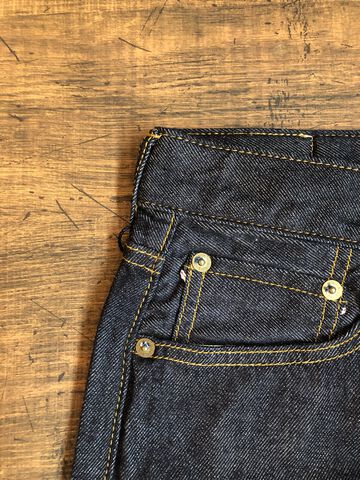 J508 9oz Selvedge Denim Loose Straight,INDIGO, small image number 3