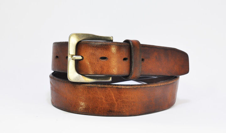 DH5662 Handmade leather belt,, medium image number 1