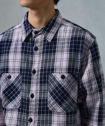 MXLS1002 ORIGINAL TWILL CHECK SHIRT,RED, small image number 5