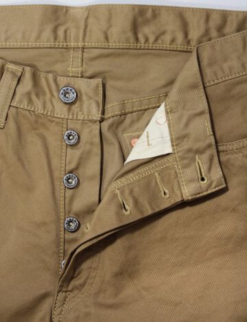 0302SP Selvedge Waistpoint Slim Straight Pants-CAMEL-28,, small image number 11