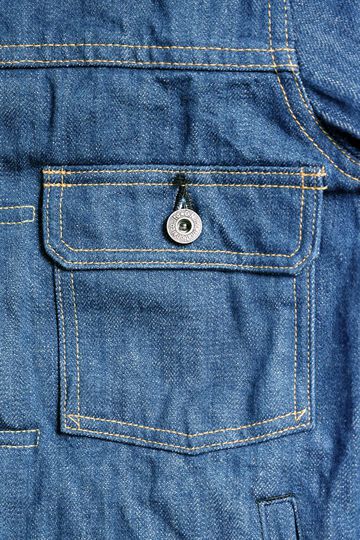 ONI02516P-OFBD 13.7oz Old Faded Blue Denim TypeⅡ Jacket,, small image number 1