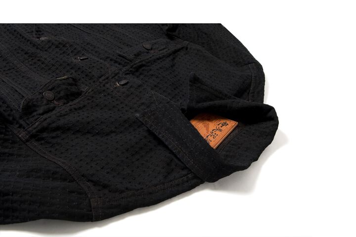 STUDIO DARTISAN 15.5oz Sashiko Jacquard Weave Type II Denim Jacket