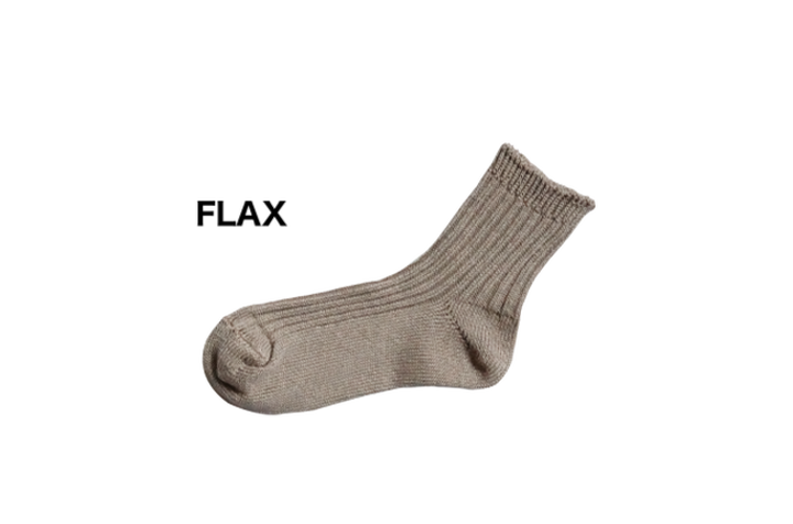 NK0202 LINEN RIBBED SOCKS PEAR GREEN (2024 LIMITED COLOR),PEAR GREEN, medium image number 1