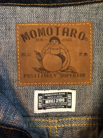 MXGJ3001 13oz TOKUNOU BLUE SELVEDGE HERITAGE DENIM JACKET,INDIGO, small image number 4