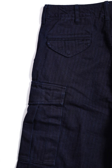 TNK305 "herringbone" M65 Pants (INDIGO),INDIGO, small image number 5