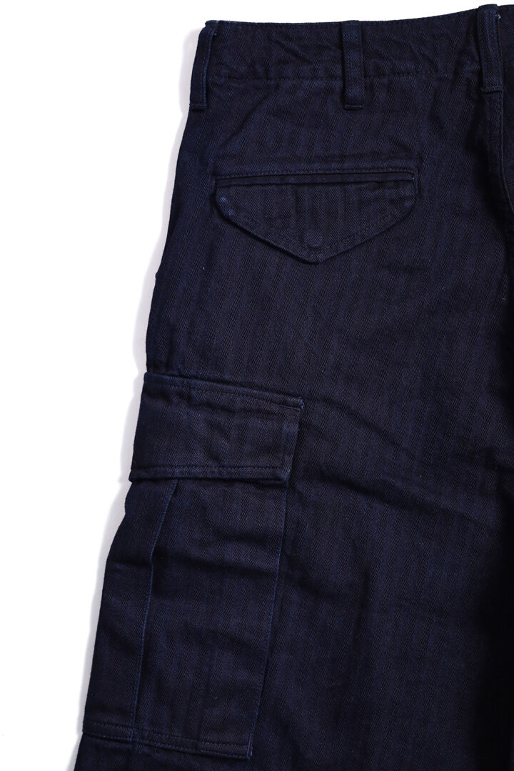 TNK305 "herringbone" M65 Pants (INDIGO),INDIGO, medium image number 5