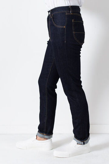 73979 Stretch Denim Slim Tapered Pants BLUE-ONE WASH-SS,ONE WASH, small image number 2