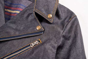 GZ-DWR-0608 Double Riders Jean Jacket -Coated denim,, small image number 3