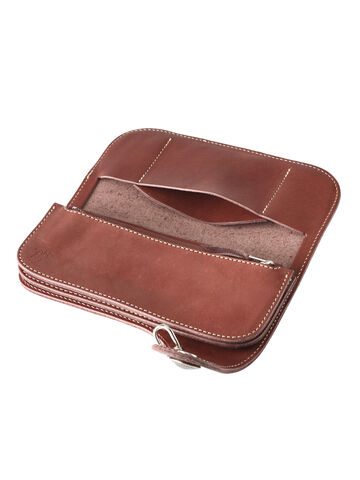 CW-02AERN-MID Leather Long Wallet CB(Dark Brown),, small image number 7