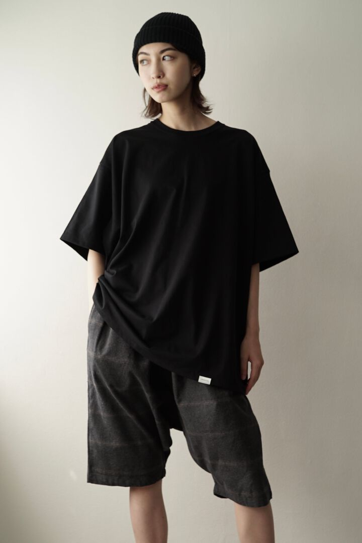 【CAPERTICA】CAP707CS34 Soft Twist Suvin Cotton / Big Tee,BLACK, medium image number 0