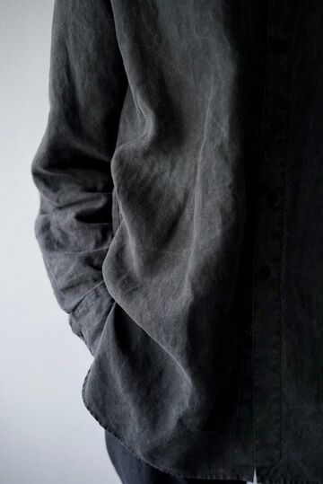 241SH08 ND-Linen Poplin / Granpa Shirts,SUMI, small image number 4