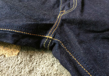 GZ-16SLST-Z01OW 16oz Left-woven ZIP jeans Slim Straight(One washed),, small image number 5