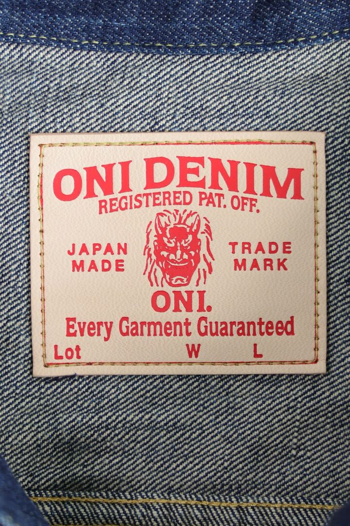 ONI-01507-Ishikawadai 15oz Ishikawa-dai Denim 1st type Jacket