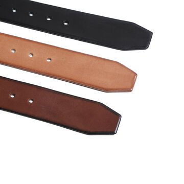 TR-BELT01 Industrial Iron Buckle Leather Belt (BLACK, BROWN, TAN),BLACK, small image number 6