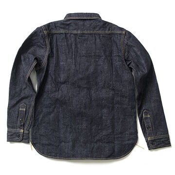 D5335 14oz denim work shirt-48,, small image number 1