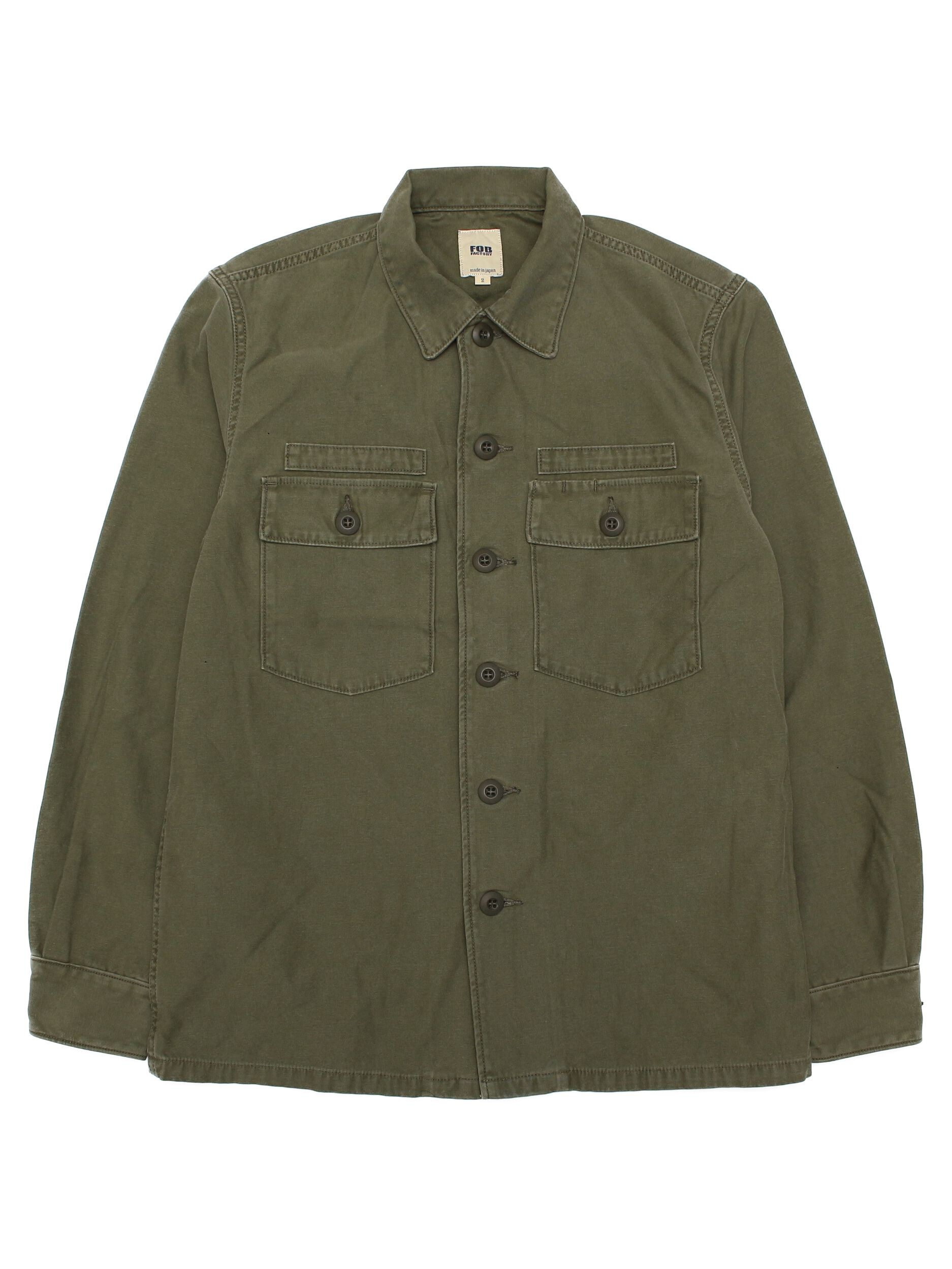 FOB Factory | F2362 FATIGUE SHIRT JACKET (14: OLIVE)