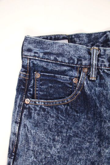 N1105AWHT 16.5oz Natural Indigo Acid Wash High Rise Tapered Jeans-One Washed-36,, small image number 8