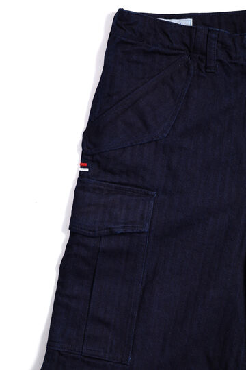 TNK305 "herringbone" M65 Pants (INDIGO),INDIGO, small image number 4